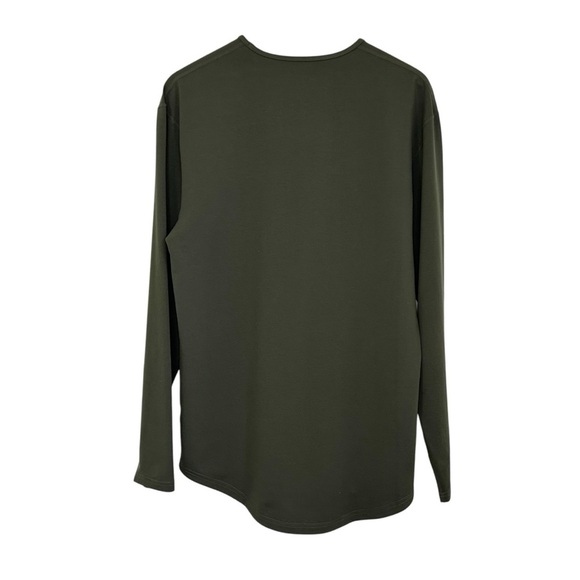 BYLT Basics Long Sleeve Tee - Olive Green - Picture 2 of 7